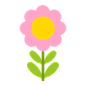 卡通可爱扁平自然植物动物ICON图标LOGO免抠PNG图案 AI矢量素材 (33)