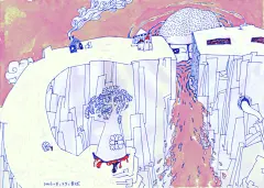 草球  的插画 断臂湖的水怪 草球