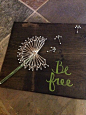 Be Free Danelion String Art