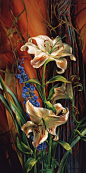 Floral Paintings / Art Work by Vie Dunn - Harr