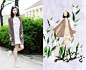 跟着插画师Nancy Zhan走走小清新文艺风吧！
 —— 带有蕾丝的裙子都仙气十足，但Nancy的这条白蕾丝裙，除了浪漫还有一种文化。她选择带有嬉皮风格的白蕾丝裙与流苏外套搭配，是向60年代致敬，而嬉皮文化核心中强调的爱与和平。通过衣服表达和平，这样的人少之又少啊。
