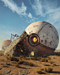 pop culture 3D Scifi Renders realistic cinema4d spongebob star wars mi (7)