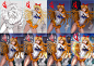 Sailor Venus progress by magion02 on deviantART