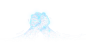 数字手 合作 png  发光 科技