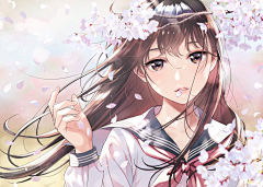 藤原梨纱采集到PIXIV-少女