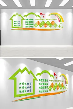 企业文化墙设计墙