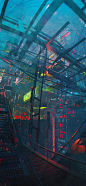 赛博朋克
意大利插画师： Dangiuz ​​​​