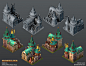 Warwielder Art Dump: hand-painted buildings ahead! - Polycount Forum