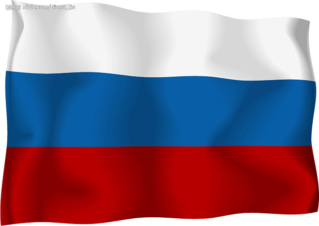 矢量俄罗斯联邦国旗