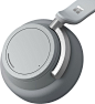 其中包括图片：Microsoft - Surface Headphones 2 - Wireless Noise Cancelling Over-the-Ear with Cortana - Light Gray