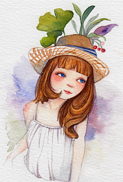 淡淡的彩虹采集到插画