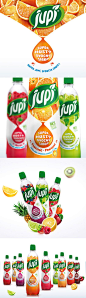 Packaging Design Jupí - Extra Hustý by Fiala&Šebek #syrup #fruit: 