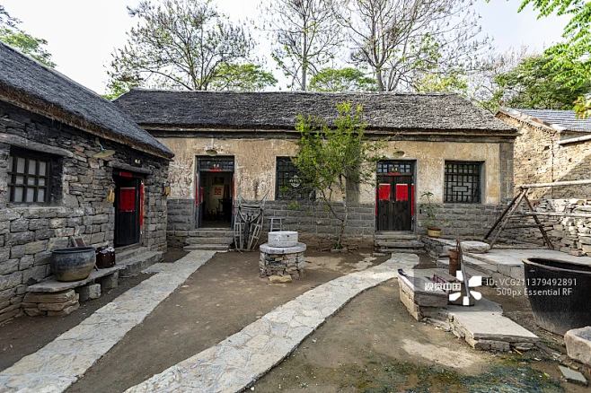 山东省临沂市沂南县沂蒙红色影视基地:农家小院图片素材-花瓣网