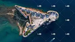 堡垒 海 高清壁纸 克罗地亚 建筑学 希贝尼克 无人驾驶飞机 大疆