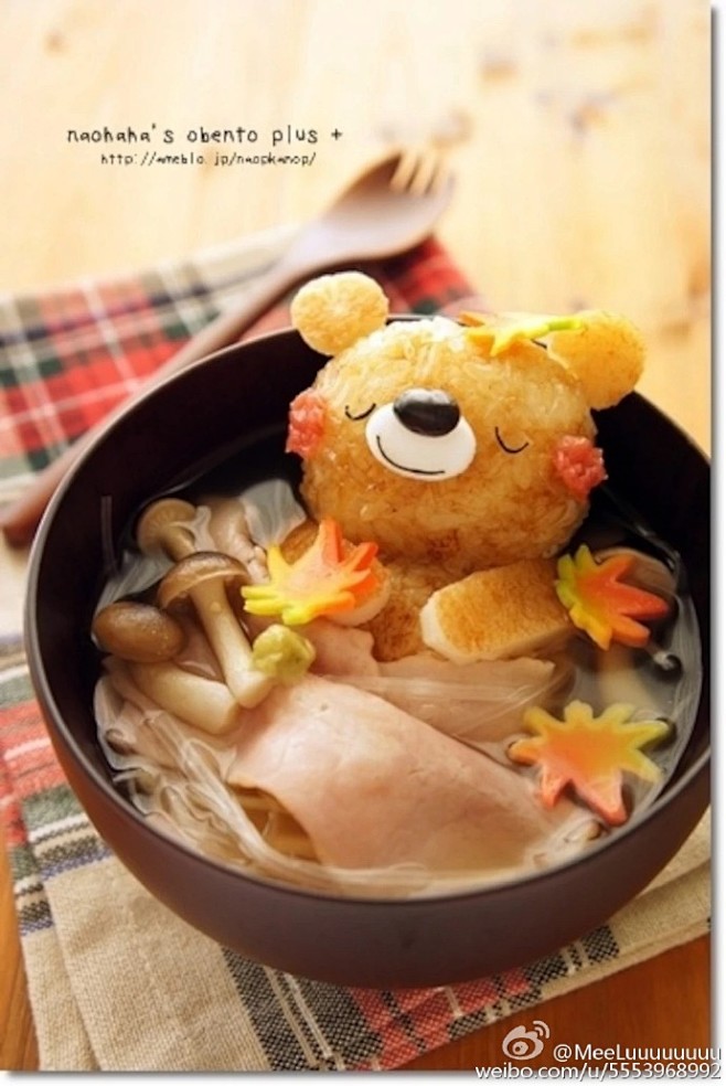 又是这么可爱的便当，艺术品一样～#日式便...