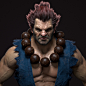 AKUMA, Duc (Phil) Nguyen : Here is my first entry for 2018.
He is one of my favorite video game character. At first I was playing with a portrait of Liam Neeson I did in Zbrush. Then I decided to push it a little further and make a final character. 
I wil