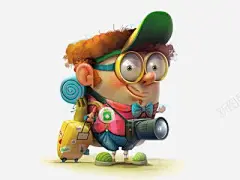 离家出走的小胖子高清素材 页面 页面网页 平面电商 创意素材 png素材