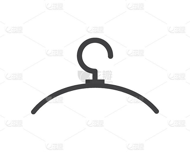 衣架标志图标矢量插图设计图片_其他图片图片素材-花瓣网