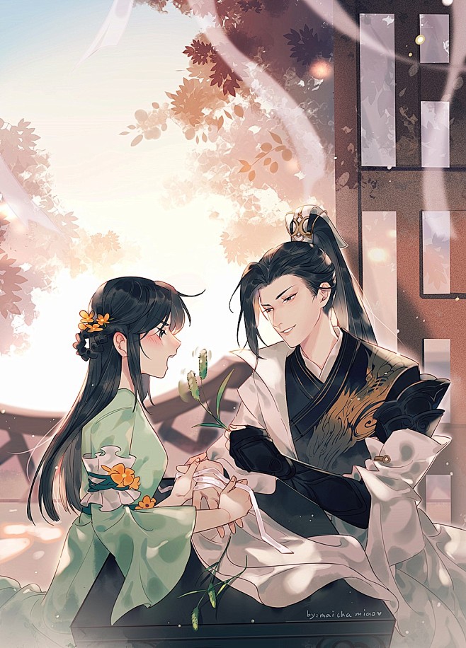 狗尾巴草_麦茶喵__插画师作品_涂鸦王国...