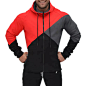 2018 latest products fitness colorful hoodies for men gym clothing