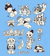 插画-超Q萌萌哒