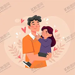 父亲节 【酷图网】父亲节,节日,父子女,爸爸,卡通人物,亲子,插图,海报,插画,感恩,亲情