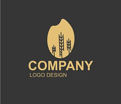农业水稻大米LOGO-花瓣网