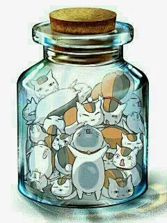 喵星人看过来！萌萌的猫咪插画！