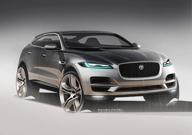 Jaguar F-Pace sketch...