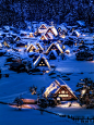 Ice Cream Village - Historic Villages of Shirakawa-go, Gifu, Japan #摄影比赛#