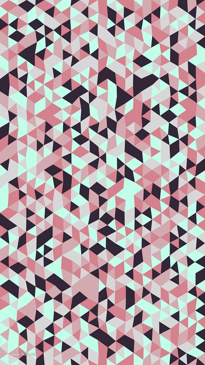 彩抽象三角形背景 (26)