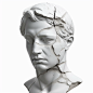 AI绘画_Prompts_LHB_cracked_statue_head_marble_facing_forward_on_white_backgrou_b0097f6d-7f83-4512-a16f-4d6933a33a0e_xpanx.com
