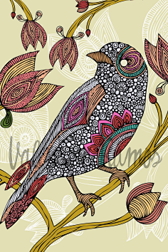 线描动物-花瓣网|陪你做生活的设计师 | 黑白画 猫头鹰
