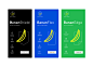 Polski Banan. Packaging : Polski Banan is polish company based in Wrocław offering high quality protective foils, tempered and hybrid glasses for smartphones – BananShield, BananFlex and BananEdge.Playful brand name needed fresh and bold identity and pack