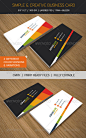 Simple & Creative Business Cards - GraphicRiver Item for Sale