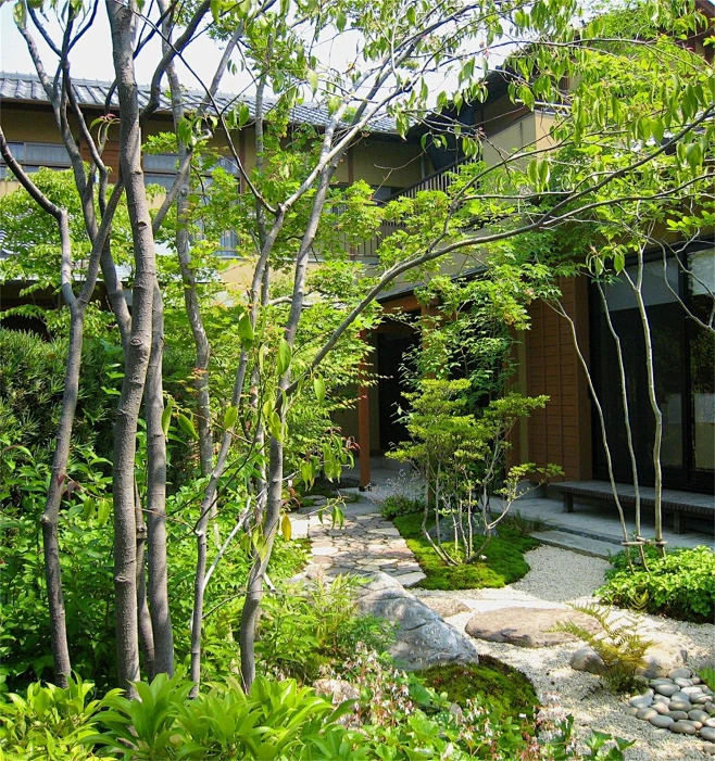 日式杂木林居家庭院，打动心灵的自然美韵 – mooool木藕设计网图片_私家、屋顶花园庭院（现代、中式、欧式、日式）图片素材-花瓣网