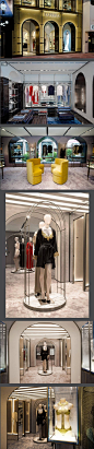 Glamshops visual merchandising & shop reviews - La Perla opens renovated flagship store in Hong Kong