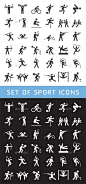 Set of Sport Icons. Download here: https://graphicriver.net/item/set-of-sport-icons/17535366?ref=ksioks