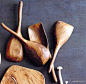 Roost Teak Wood Serveware & Utensil Collection has artistically shaped serveware and utensils hand-hewn from reclaimed Indonesian teak wood. A plethora of useful kitchen tools, boards, bowls and trays: 