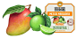 Stock illustrations of mango and lime for Trusted Friend Mango Mezcal Margarita.