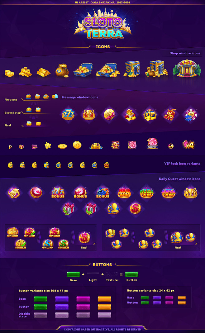 Icons for Slototerra...