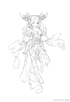 田芙采集到线稿