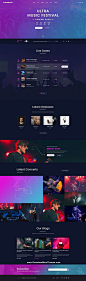 Zuka is a clean and modern design multipurpose PSD #template for creative #music and bands beautiful #website with 15+ niche homepage layouts and 108 layered PSD pages to download & live preview click on image or Visit  #webdev