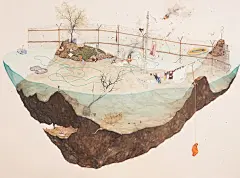 韩国插画师李巨劲插画作品 | 新鲜创意图志