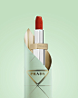 Photo by Prada Beauty on December 15, 2023. May be an image of one or more people, makeup, lipstick, cosmetics and text that says 'PRADA PRADA PRADA'.