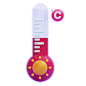 Hot Temperature  3D Icon