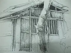 【手绘】宫崎骏动画电影场景速写化，定期更新，求指点【临摹吧】_百度贴吧
