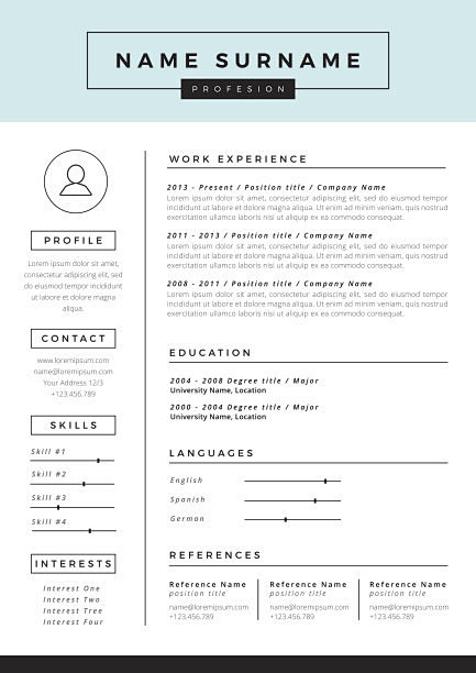 Resume template