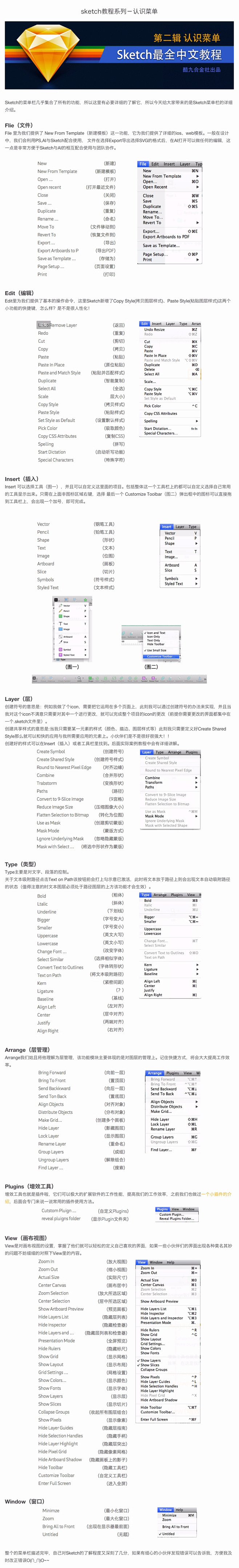 sketch教程系列－认识菜单-入门-S...