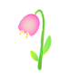 潮国创意_春天春季3D立体C4D玻璃花朵粉色花编号T64493781